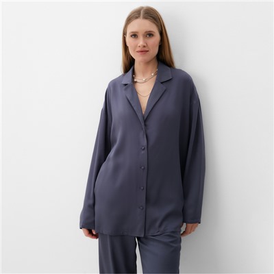 Костюм женский (рубашка, брюки) MINAKU:Casual Collection цвет графит, р-р 40