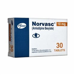 NORVASC 10 mg 30 tablet  (аналог Норваск)