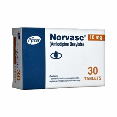 NORVASC 10 mg 30 tablet  (аналог Норваск)