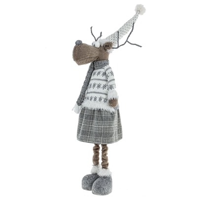 Игрушка набивная "Олень" (телескоп ноги), L49 W20 H116/45 см, 2в.