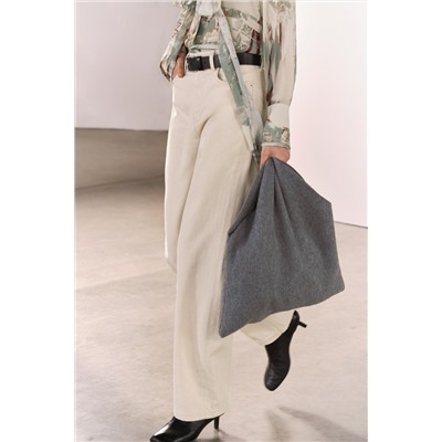 JEANS ZW COLLECTION WIDE LEG TIRO ALTO