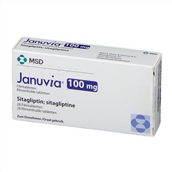 JANUVIA 100 mg 28 film tablet (название лекарства на русском / аналоги Янувия)