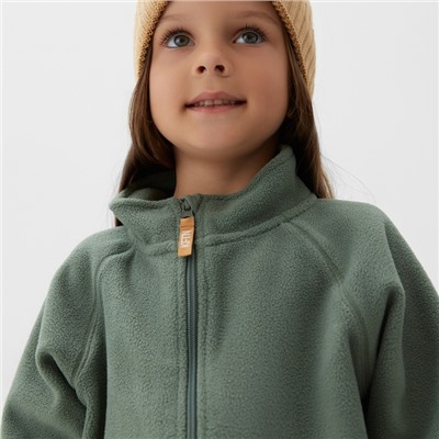 Детская кофта на молнии KAFTAN, цв.оливковый, р 34 (122-128)
