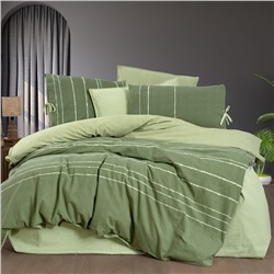 Постельное белье Sarev Bazaar ранфорс 1,5 спальн. N376 LAUREL v4/Yesil