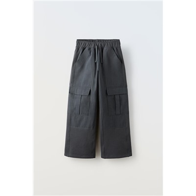 PANTALÓN WIDE LEG COMBINADO