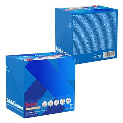Клей-карандаш ErichKrause Extra, усиленный, 36г