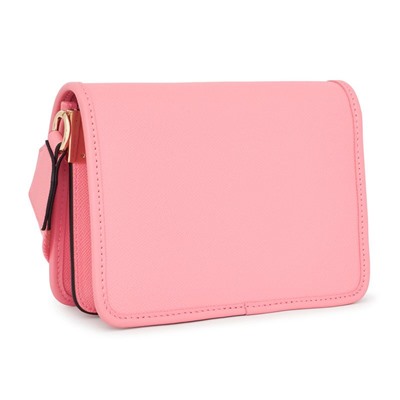 Bolso bandolera La Rue - cuero - rosa