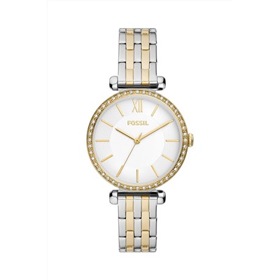 Reloj de cuarzo de acero - Plateado y dorado