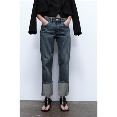 JEANS TRF SLIM LEG TIRO MEDIO