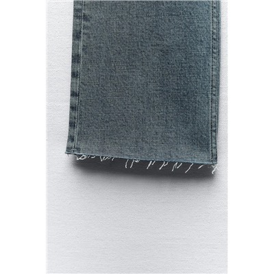 JEANS TRF CROPPED FLARE TIRO ALTO