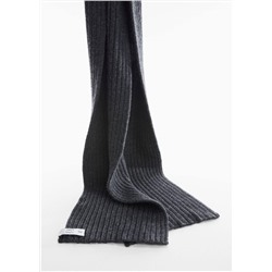 Bufanda estructura lana -  Hombre | MANGO OUTLET España