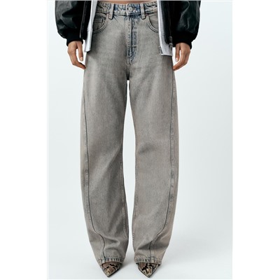 JEANS TRF BALLOON TIRO MEDIO