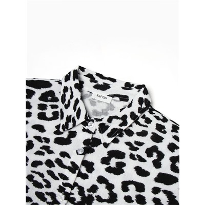 Комплект домашний женский (рубашка, брюки) KAFTAN «Муслин: leopard» размер 48-50
