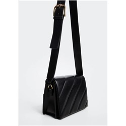 Bolso cruzado acolchado -  Mujer | MANGO OUTLET España