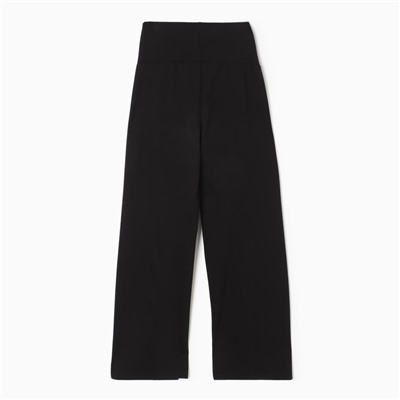 Брюки клеш женские MIST Cozy style, цвет чёрный, рост 160/165, размер 50