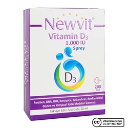 Newvit Витамин D3 1000 МЕ 30 мл