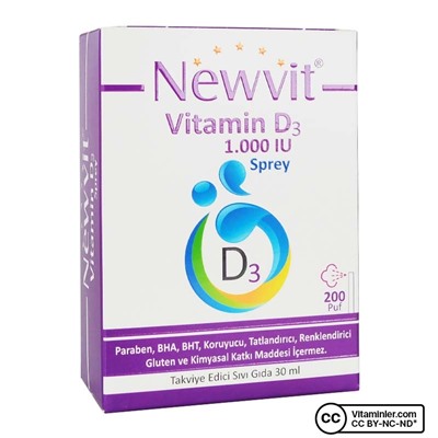 Newvit Витамин D3 1000 МЕ 30 мл