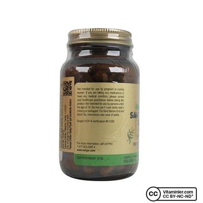 Solgar Saw Palmetto ягоды 100 капсул