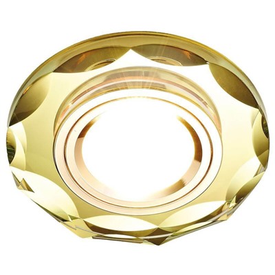 Нарушена упаковка.    Встраиваемый точечный светильник Ambrella light Mirror 800 GOLD