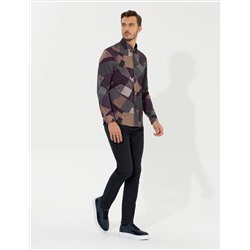 Brown Slim Fit Canvas Bloys