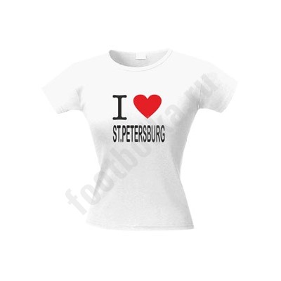 Футболка женская "I love Spb"