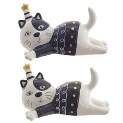 Фигурка декоративная "Кот",  L12 W8 H7,5 см, 2в.