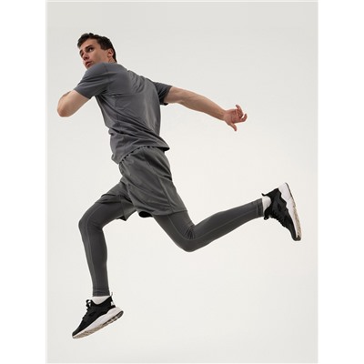 Тайтсы мужские Resport, р. 48, серые, базовые