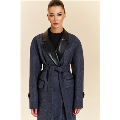 DiLiaFashion 0920 серый, Тренч