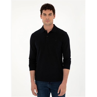 Black Slim Fit Basic Whothirt
