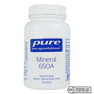 Pure Encapsulations Mineral 650A 90 капсул