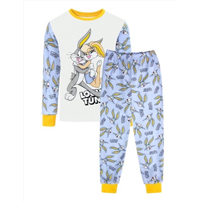 Пижама детская KETMIN HOME LOONEY TUNES цв.Голубой/Молочный