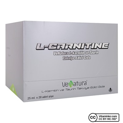 Venatura L-карнитин и таурин 25 мл x 20 флаконов