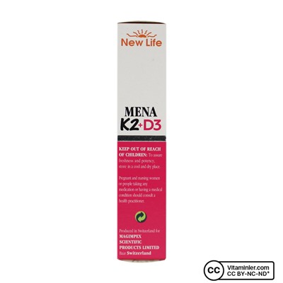 New Life Mena Витамин K2 + D3 30 капсул