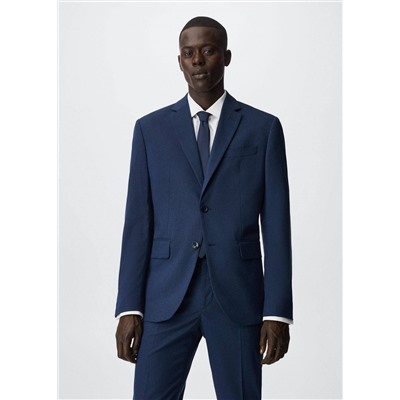 Americana traje slim fit microestructura -  Hombre | MANGO OUTLET España