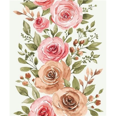 Дорожка столовая "Королева сада" 45*150 см. хлопок 100%