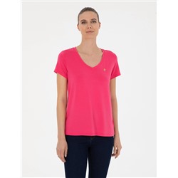 Pink Comfort Fit Basic T -For