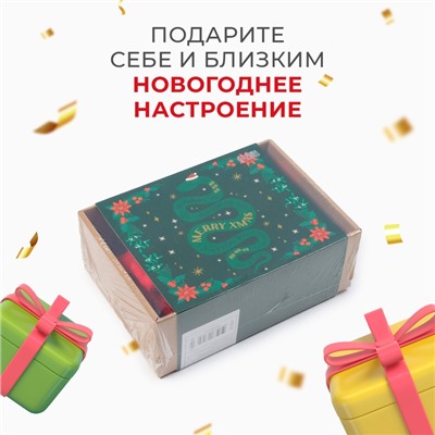 Набор подарочный Этель Green snake полотенце 30х60см и аксс (4 предмета)