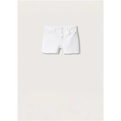 Short denim bajo deshilachado -  Niña | MANGO OUTLET España