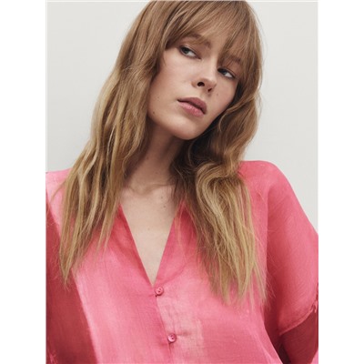 Camisa ramio color block