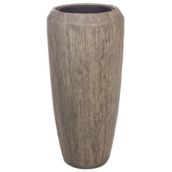 Кашпо полистоун Nobilis Marco "Pw-woodgrey Vase", D34хH75 см с тех.горшком