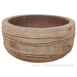 Чаша терракота Nobilis Marco "Anterra Round", D22хH10 см