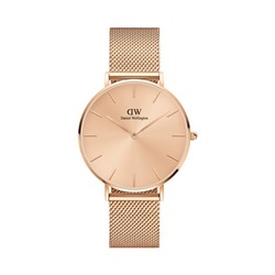 Reloj de cuarzo de acero y chapado en oro rosa Unitone
