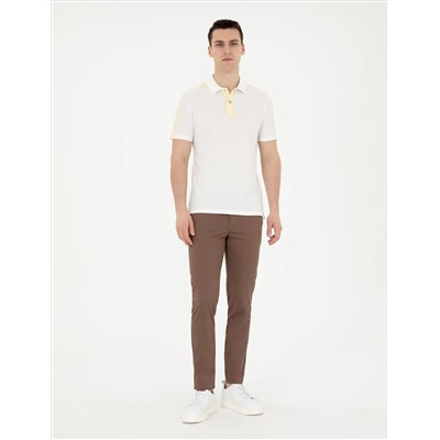 Brown Slim Fit Canvas Bloys