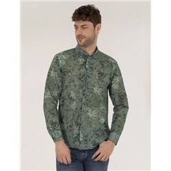 Haki Slim Fit рубашка с длинным рукавом