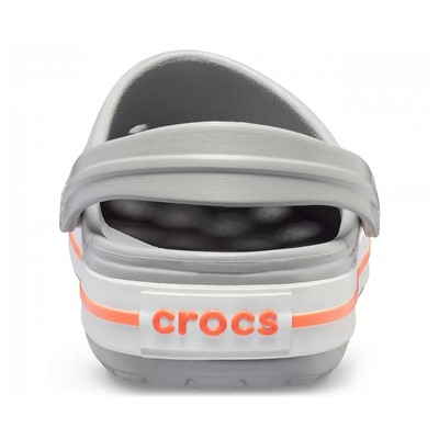 Crocband Clog Light Grey/Bright Coral