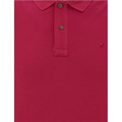 Fuchsia Slim Fit Polo Yaka Basic t -Fish