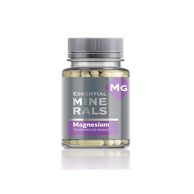 Органический магний - Essential Minerals 60 капсул