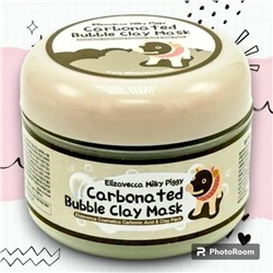 Elizavecca Маска для лица очищающая КИСЛОРОДНАЯ с глиной Сarbonate Bubble Clay Mask, 100 мл