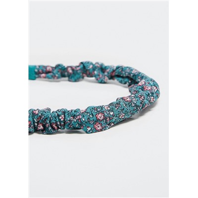 Diadema estampada fruncida -  Niña | MANGO OUTLET España