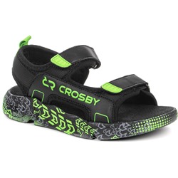 Туфли летн Crosby 237018/05-01 черн/зел ( 3,0)